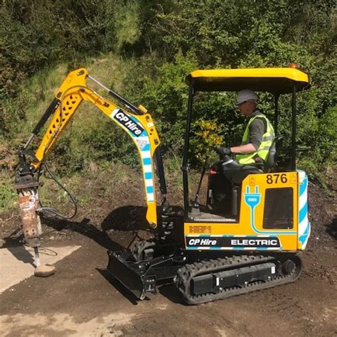 Eco Plant Hire: Electric Mini Digger Hire Ireland 